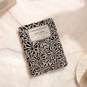 Black Flowers in the Khaki Field All New Kindle Paperwhite 2021/2022 Case, Paperwhite 6.8 Case Kindle 10th 11th Gen, Paperwhite Case Cover image 6