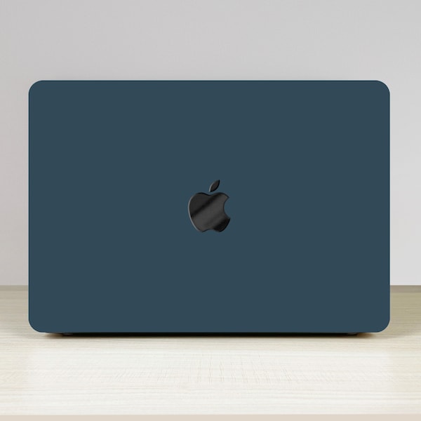 Funda clásica Indigo para MacBook Air 11/13 Pro 13/14/15/16 Touch Bar Retina, accesorios rígidos