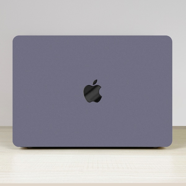 Taro Purple MacBook Laptop Case Cover For MacBook Air 11/13 Pro 13/14/15/16 Touch Bar Retina Customized Name Hard Case Accessories