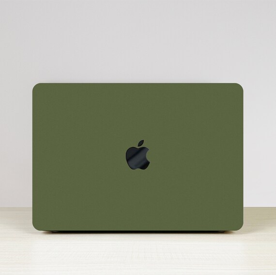 green macbook air case