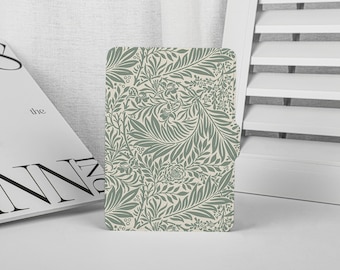 Grey Green Leaves Kindle Paperwhite Case, Kindle Paperwhite Case 11th Generation, All New Kindle Case Kindle Cover, Kindle Case