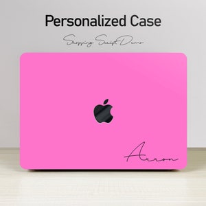 Barbie Pink New Pro Mac Hard Protective Case Personalized Name For MacBook Air 11/13 Pro13/14/15/16 2008-2021 12 Inch image 4