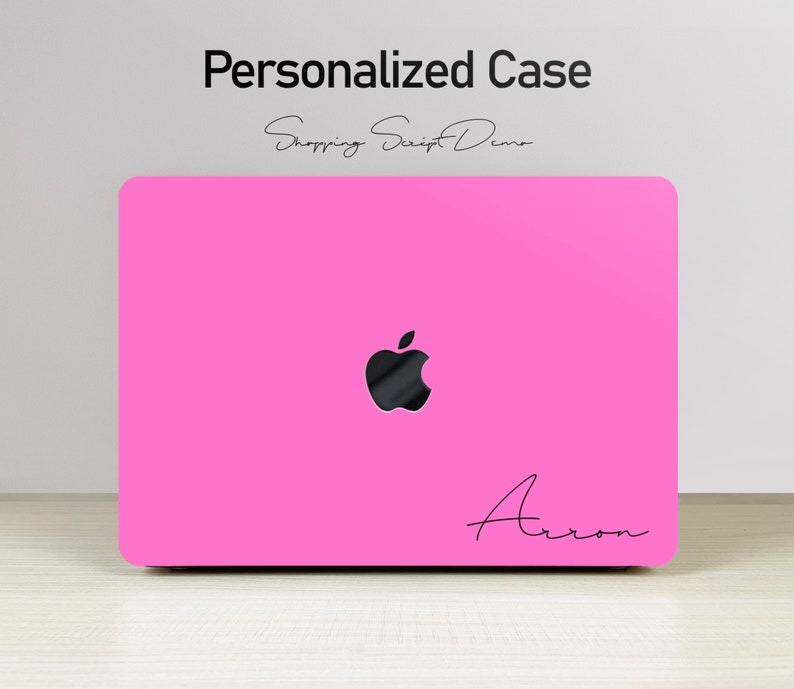 Barbie Pink New Pro Mac Hard Protective Case Personalized Name For MacBook Air 11/13 Pro13/14/15/16 2008-2021 12 Inch image 4
