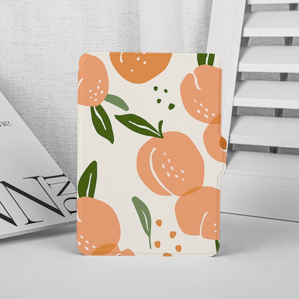 Juicy Peach Kindle Paperwhite Case, Kindle Paperwhite Case 11th Generation, All New Kindle Case Kindle Cover, Kindle Case