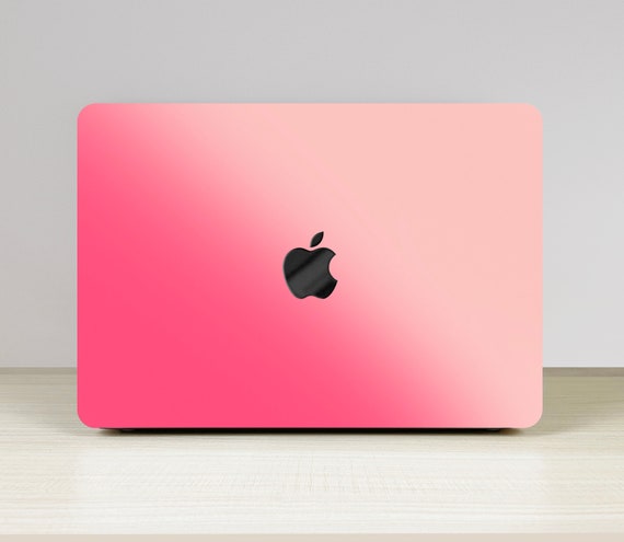 Pink Gradient MacBook Laptop Rubberizedcase Cover for MacBook