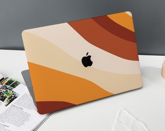 Brown Desert Lines New Pro Mac Hard Protective Case Personalized Name For Macbook Air 11 13 Pro13/14/15/16 2008-2022 Laptop
