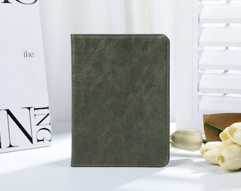 Grüne Lederne Kindle Paperwhite Hülle, Kindle Paperwhite Hülle 11.Generation, Kindle Hülle, Kindle Hülle, Grüne Lederhülle