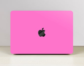 Barbie rose nouvelle coque de protection rigide Pro Mac nom personnalisé pour Macbook Air 11/13 Pro13/14/15/16 2008-2021 12 pouces