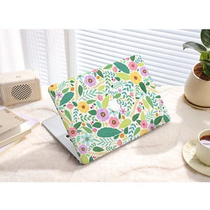 Spring Blossoms New M1/M2 Pro Mac Hard Protective Case Personalized Name For Macbook Air 11/13 Pro13/14/15/16 2020/21/23