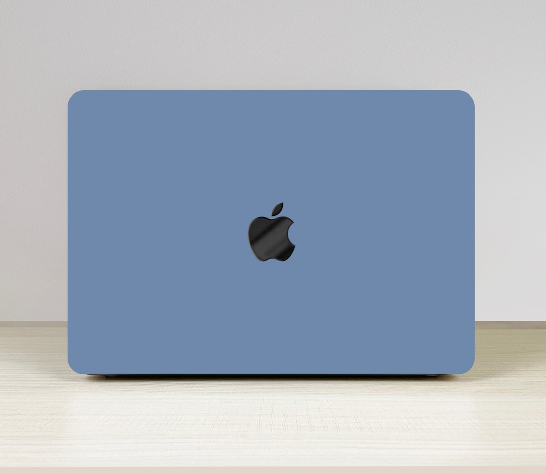 Steel Blue Macbooklaptop Case Cover for MacBook Air 11 13 Pro 13 14 15 16 Touch Bar Retina Customized Name Hard Case Accessories Etsy UK