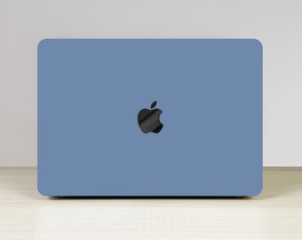 Mac (Apple) - CASE  Design Rainbow Apple MacBook Case: Retro Silver Hard Plastic Cover