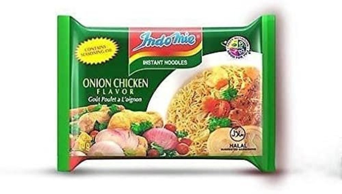 Indomie Onion Chicken Flavor Instant Noodles Etsy