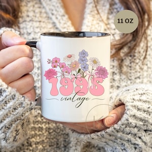 30th Birthday Mug, Vintage 1995 Coffee mug, 30th Birthday Gift For Women, 30th Birthday Gift For Sister, Friend, Aunt 30th Birthday Gift.