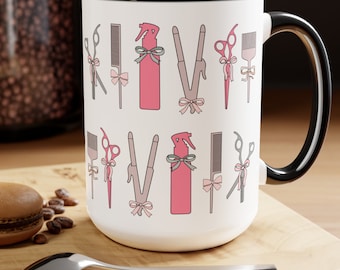 Hair Stylist Coffee Mug, Graduation Gift Licensed Hair Therapist Mug, Hair Dresser Mug, Salon Owner Gift, Hair Stylist Appreciation Gift Mug