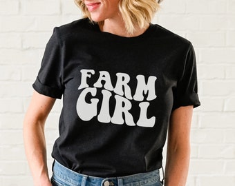 Farm Girl Tshirt , Farmers wife gifts, farm farmer T-shirt, gift for farmer, Cute Farming Shirt, Gift for Homesteader, Mother’s Day Gift Tee