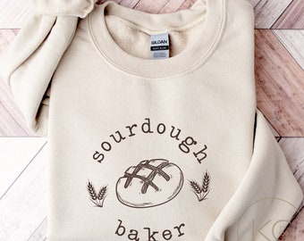 Sourdough Sweatshirt , Sourdough Mama Sweater, Sourdough Starter Shirt, Funny Sour Dough Baking Crewneck, Sourdough Gifts, Bread Baker Gift