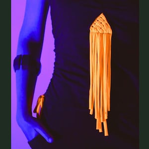 UV Reactive Festival Dress Neon Open Back Summer Dress Psychedelic Party Outfit Blacklight Handmade Stretch Cotton Lycra Women’s Yoga Dress