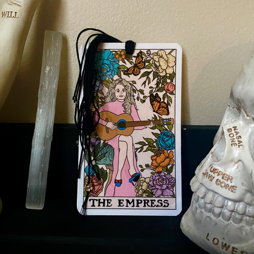 The Empress Tarot Card Bookmark Dolly Parton Bookmark Etsy