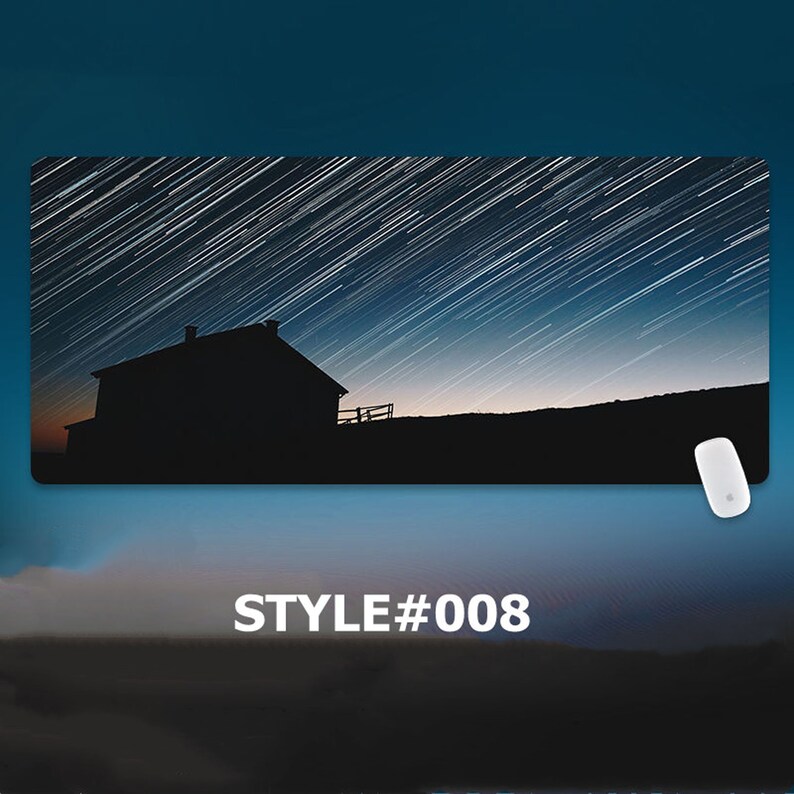 Nebula Landscape Rubber Desk Mat Table Protector Long Large Game Mouse Pad Laptop Keyboard Mat for Office Work from Home /& Table Decor
