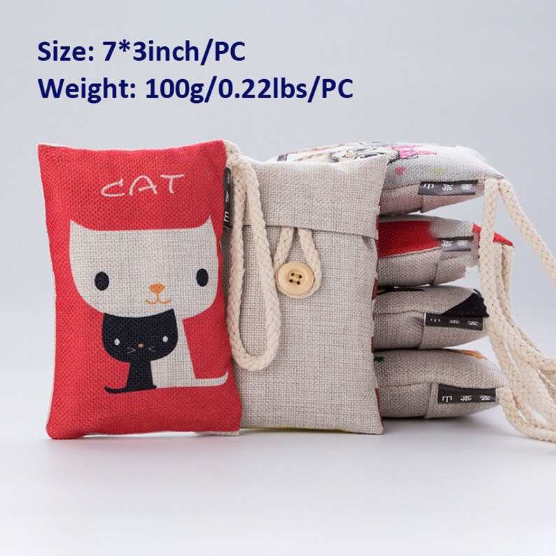 Activated Bamboo Charcoal Bags Air Purifying Etsy