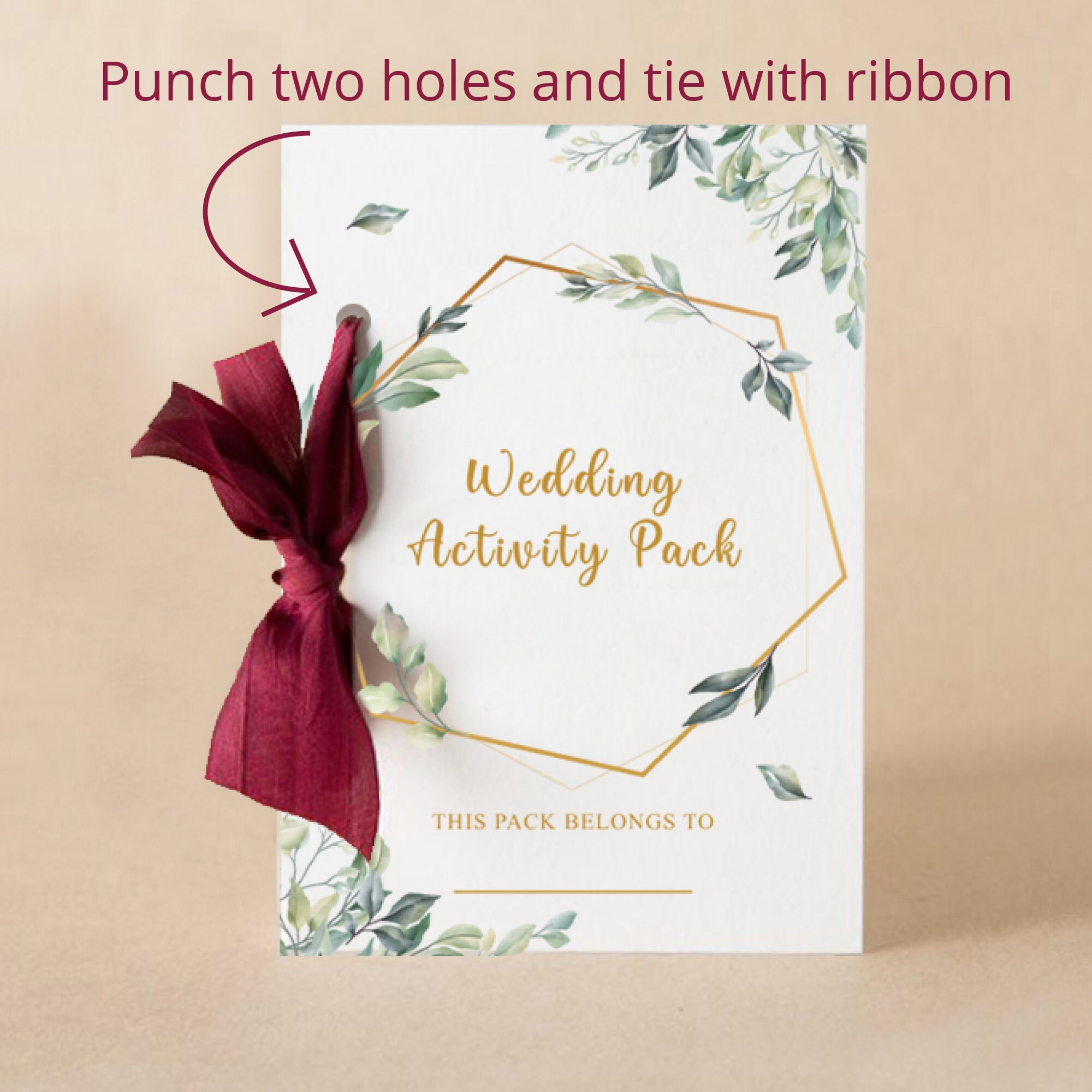 Childrens Wedding Activity Pack, Instant Download, Wedding Activity Booklet, 12 Page Activity ...