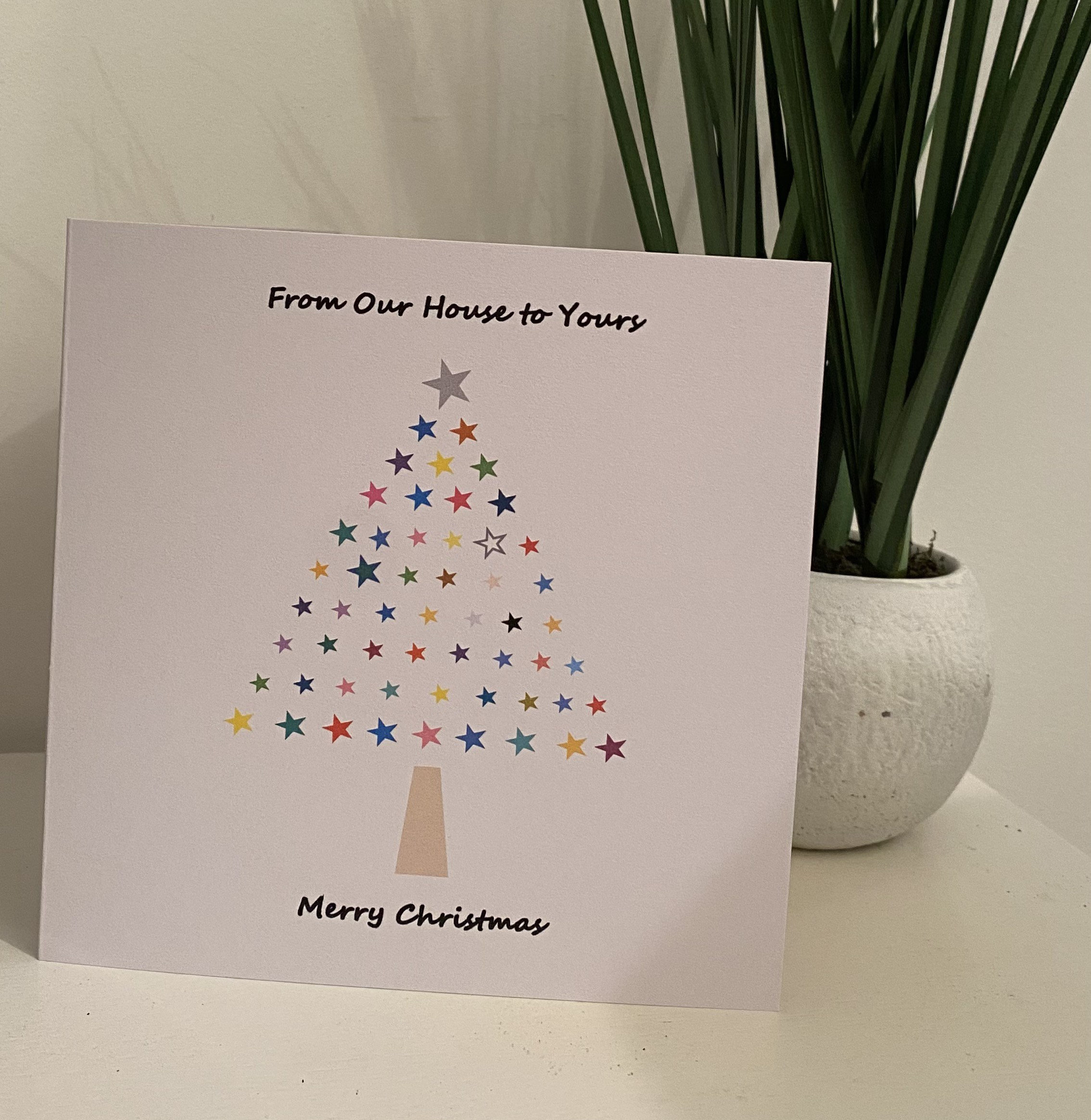 Wrendale Designs Weihnachtskarte „Our House To Yours“ – Mit Abnehmbarer Rotkehlchen-Deko – 170x138 Mm