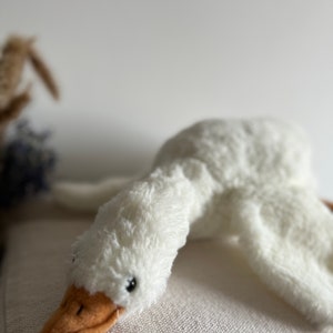 personalised goose/ personalizowany miś/ personalizowana gęś/ baby shower/ gift for baby/ prezent dla dziecka/ noworodek/ birthday/ urodziny image 4