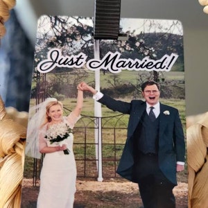 Office luggage, identifier tag (Just Married)!