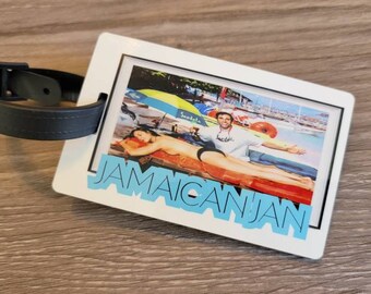 Office luggage, identifier tag (Jamaican Jan)!