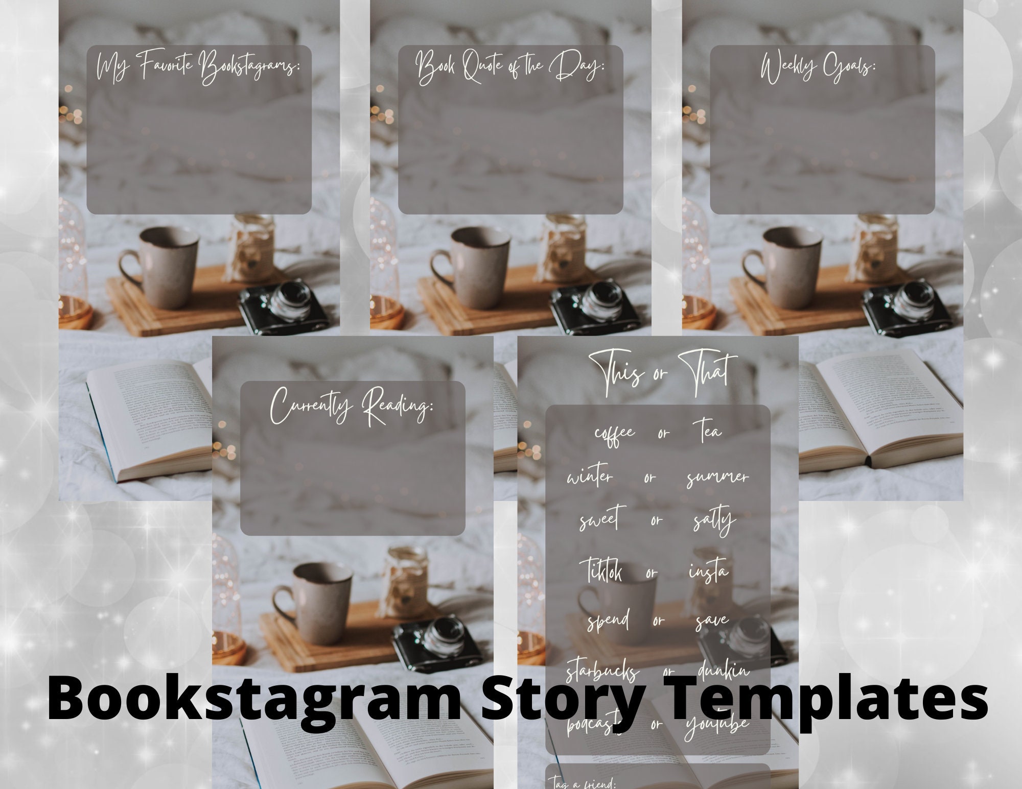 Bookstagram Instagram Story Templates. Bookstagram Content Etsy Bookstagram Instagram Story Templates. Bookstagram Content Etsy