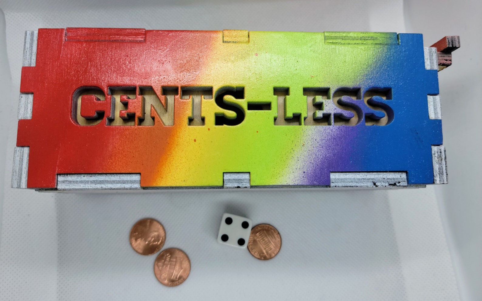 Rainbow Penny Game Gift Etsy