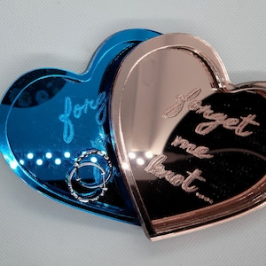 Heart shaped trinket caddy dish/tray for jewelry, coins, perfect for wedding gift, anniversary gift, birthday gift or special occasion