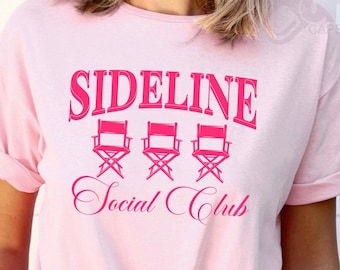 Sport Mama SVG | Sideline Social Club SVG | Fußball Mom Cut Datei für Cricut | Sport Shirt Design PNG