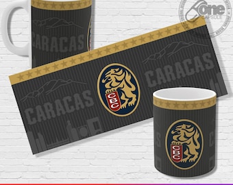Diseño de Taza Venezuela Beisbol Leones del Caracas (Archivo Digital)