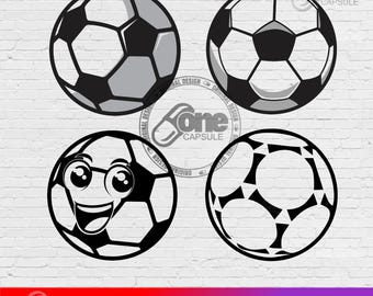 Fußball SVG Bundle | Fußball-Schnittdateien für Cricut & Silhouette | PNG, EPS Digital Download