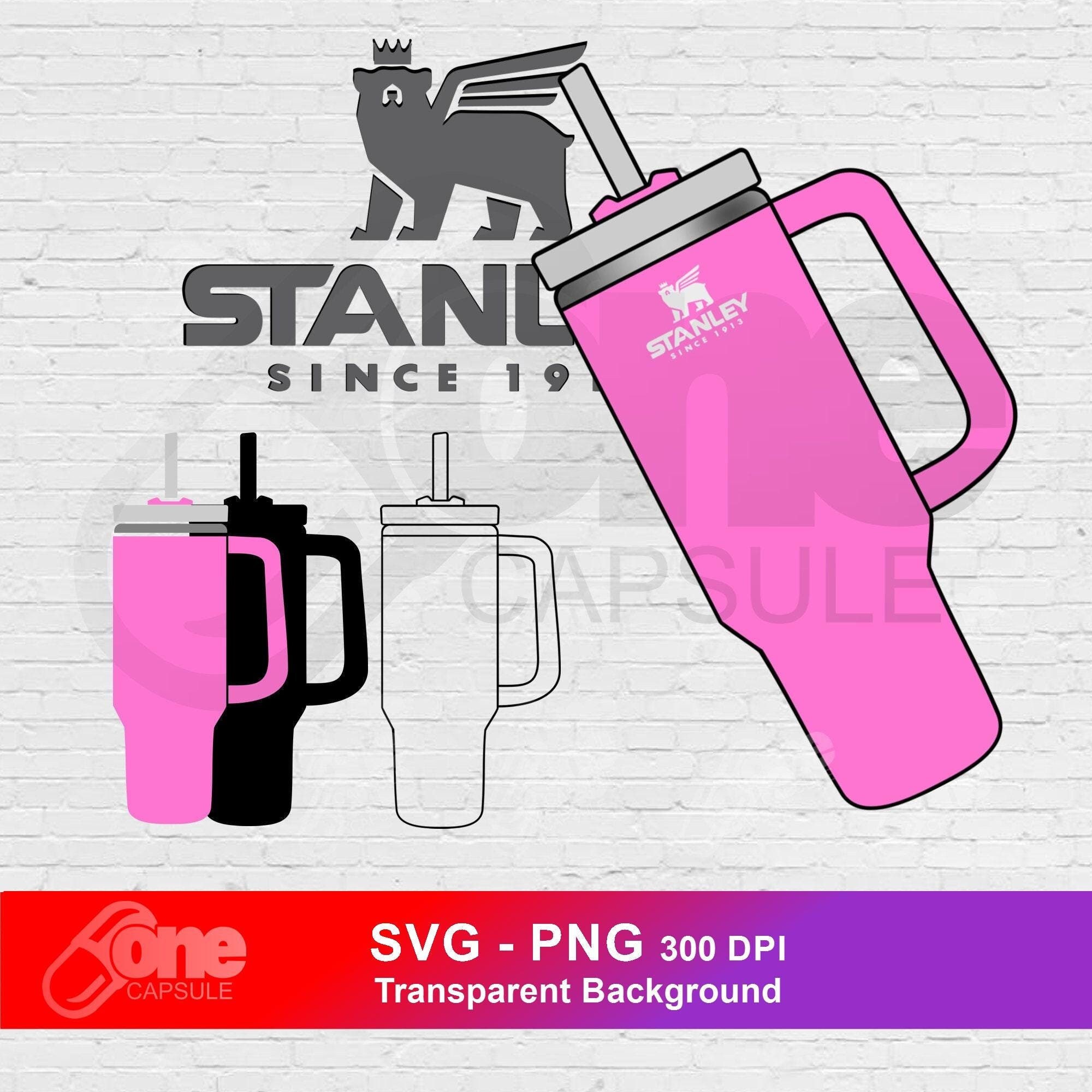 Stanley Inspired Logo and Cup SVG PNG Stanley Silhouette for Cricut