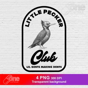 Little Pecker Club PNG | Lil Pecker Club | Adult Humor | Sublimation Design | Instant Download