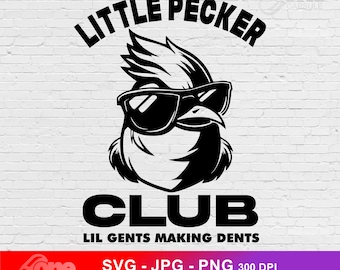 Little Pecker Club SVG – Funny Shirt Designs (Digital Download)