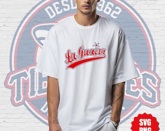 Tiburones de la Guaira SVG PNG | Venezuela Baseball Design (Digital Download)