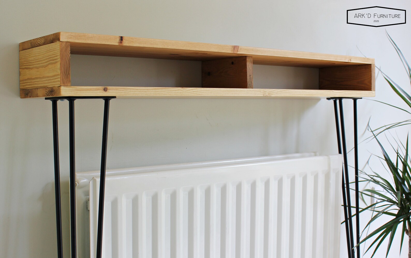 Console Table Narrow With Shelf Hairpin Legs Hallway Etsy UK