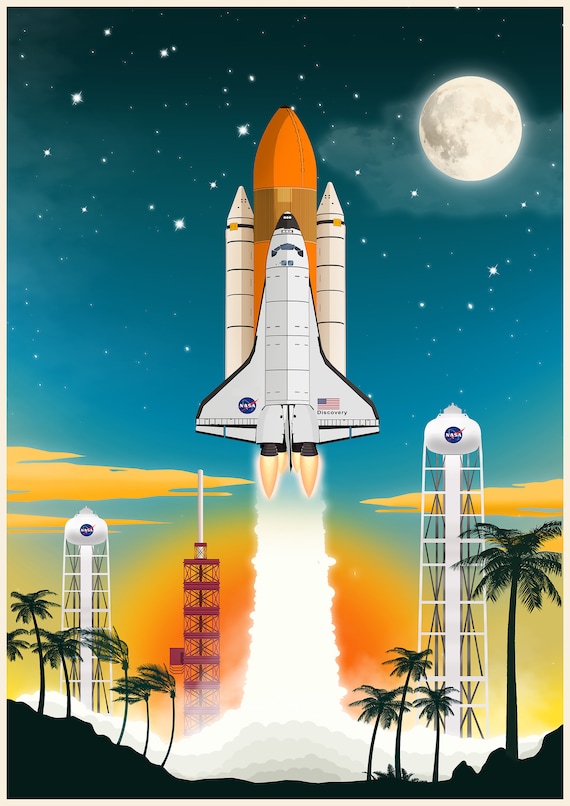 スペースシャトル　ポスター NASA1982年スペースシャトルポスター