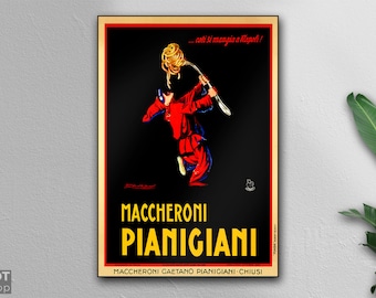 Maccheroni Pianigiani - Vintage Art Poster - Print