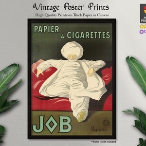 Póster de arte vintage francés, Trabajo (1933), Pósters publicitarios, Pósters antiguos, Arte vintage, Impresiones de calidad, Decoración de pared, Arte de pared, Lienzo