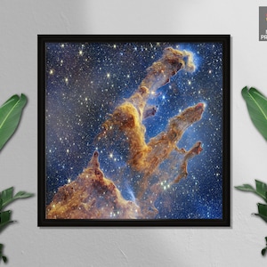 James Webb Weltraumteleskop, Die Säulen der Schöpfung, Milchstraßengalaxie, Qualitätsdrucke, Wanddekor, Wandkunst, Wohnkultur, Cooles Weltraum Poster