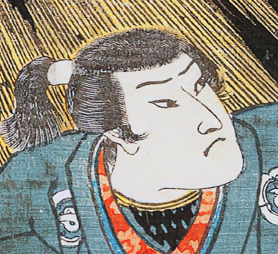 UTAGAWA Kuniyoshi, the Haunted Old Palace at Soma - Japanese