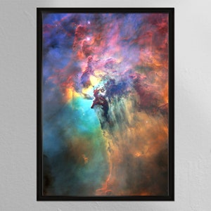 The Lagoon Nebula Solar System Universe -  Poster on Paper or Canvas - Wall Art