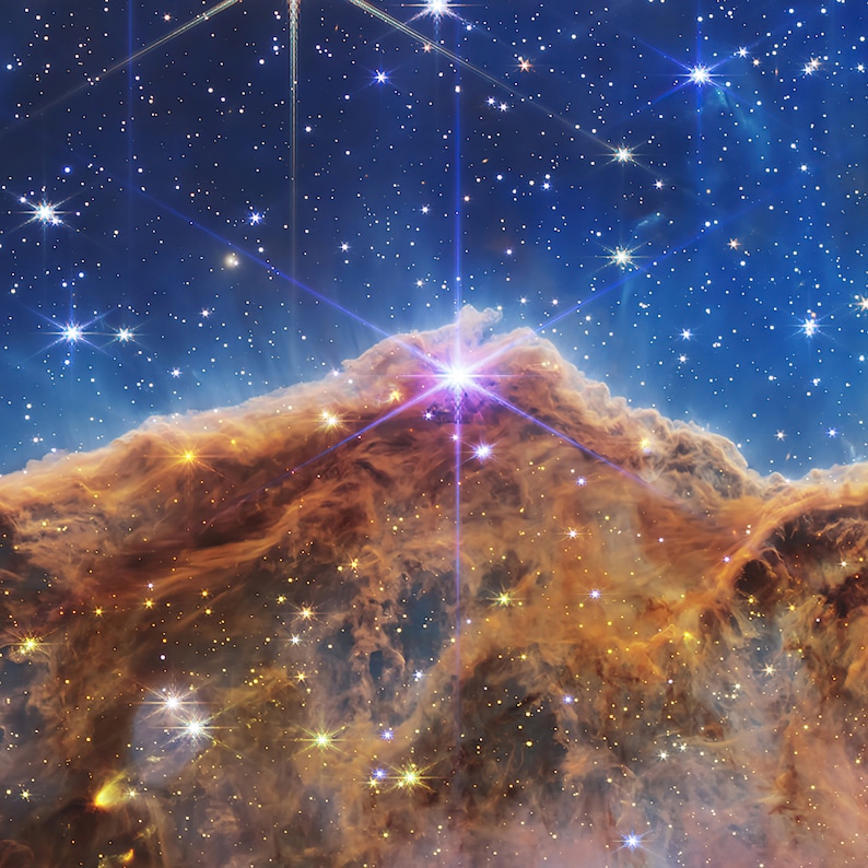 The James b Space Telescope Carina Nebula Milky Way Etsy Ireland