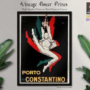 Advertisement Posters, Restaurant Poster, Cognac Drink Poster, Vintage Posters, Vintage Art Poster, Quality Poster Prints, Wall Decor