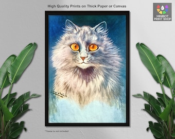 万華鏡猫 – ルイス・ウェイン | サイケデリックなヴィンテージ猫アート