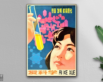 Korean - War Propaganda Poster - On Paper or Canvas